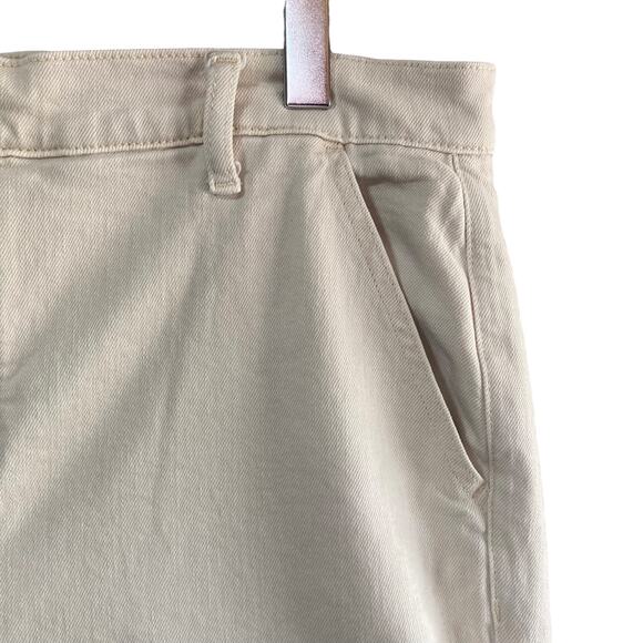 Old Navy Ecru Sky-High Waist Carpenter Style Jeans Straight Leg Size 18 Tall - Picture 5 of 7